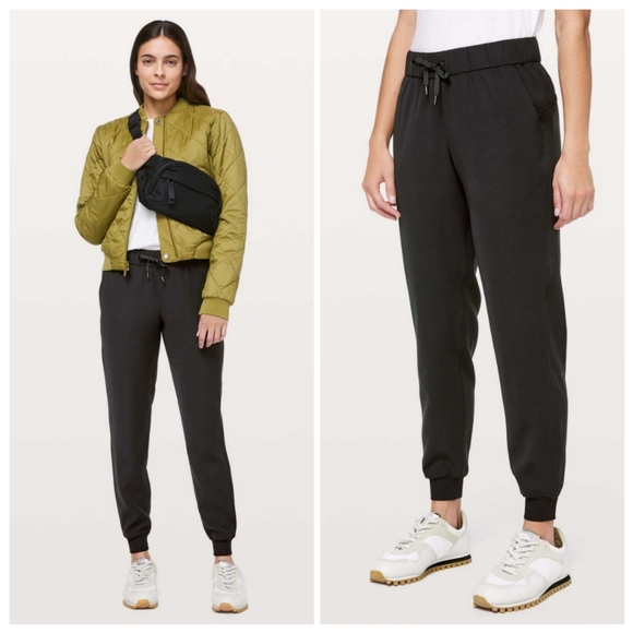 Lululemon On The Fly Jogger Black Size 4 - Picture 1 of 13
